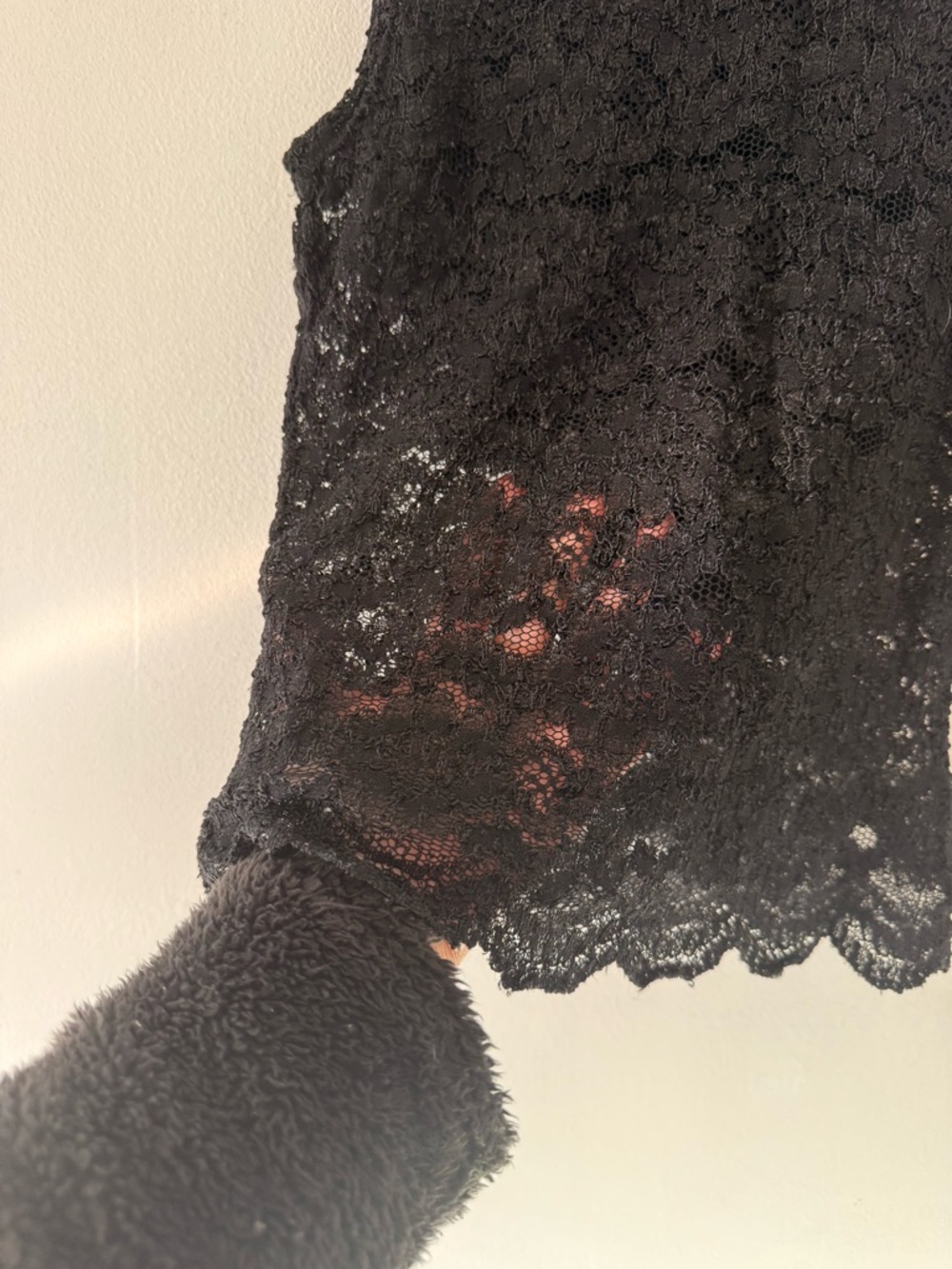 Victoria's Secret Black Lace Tank Top - Picture 4 of 4